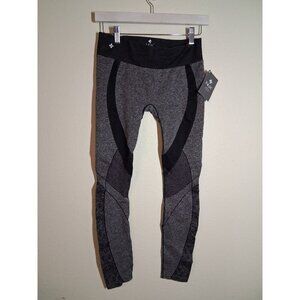 NWT Nux Leggings Yoga Workout Athletic Fitness Running Gym Gray Size Large